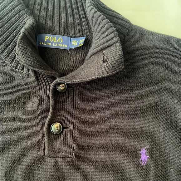 Polo Ralph Lauren Black Sweater size XXL - Picture 3 of 5